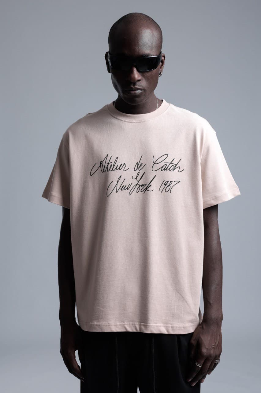 Oversized Sand Beige T-Shirt