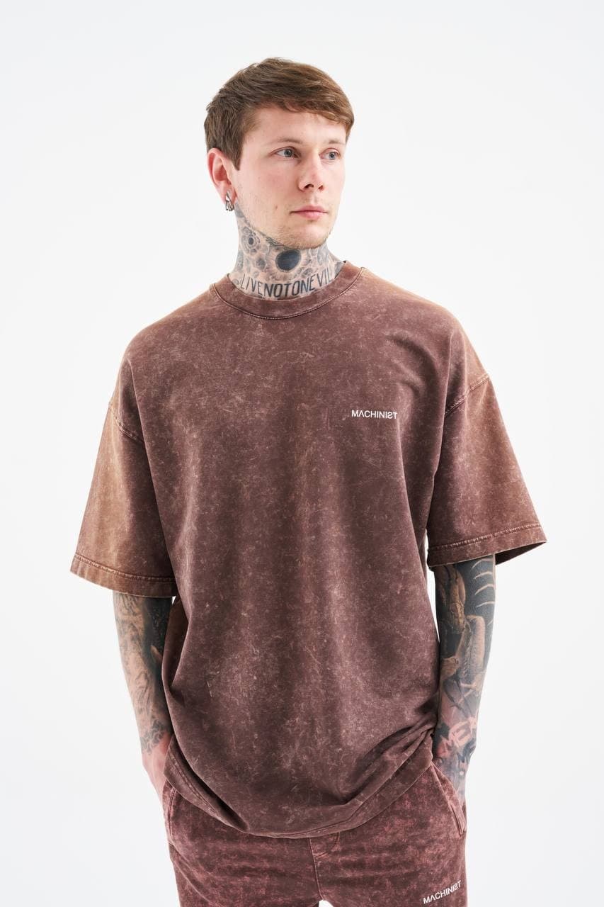 Oversized Washed Royal Blue T-Shirt